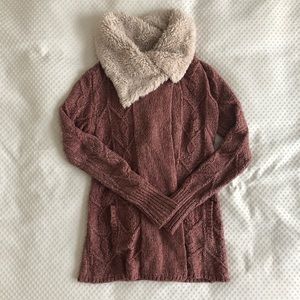Anthropologie Sleeping On Snow Cable Knit Cardigan